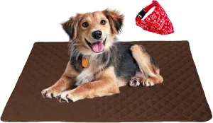 ariika Waterproof Couch Covers for Pets - Durable, Scratch-Resistant - Eco-Friendly Polyester & Cotton Mix, Odor-Free, Ideal for All Breeds - Dog Bed Cover for Sofa, Floor, Car Seats and Bed