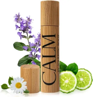Calm Essential Oil Roll On for Women  Aromatherapy Blend w/Lavender, Chamomile, Clary Sage  Rollerball for Relaxation, Self Care, Skin, Massage, Wellness & Gift Ideas  10ml Bottle