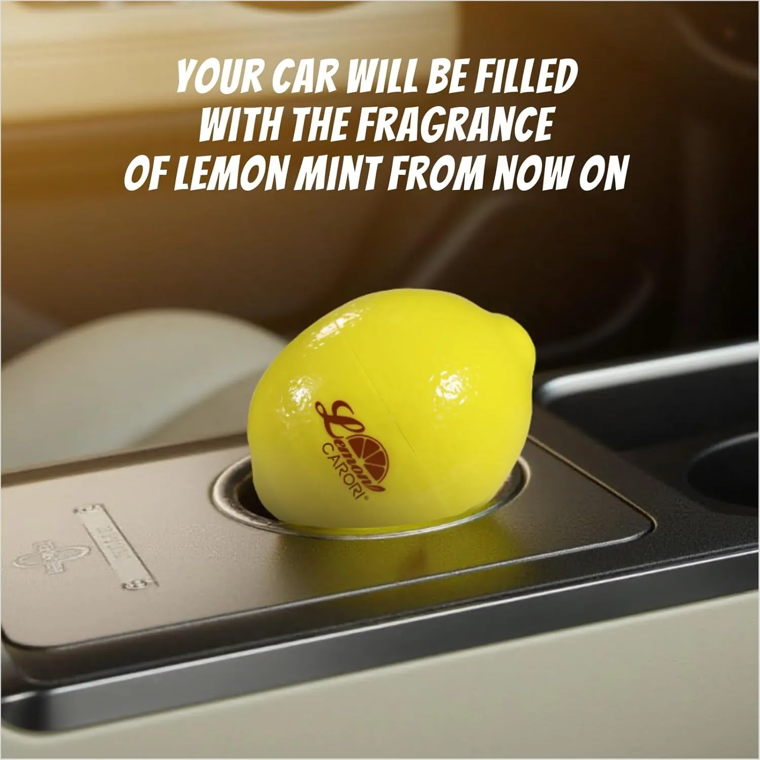 CARORI Home Fragrance Air Freshener, Odor-Fighting Room Gel, Air Fresheners for Bathrooms, Cars, Boats, RVs, Office, Made with Essential Oils, Holiday for Family and Friends - Lemon 2pcs