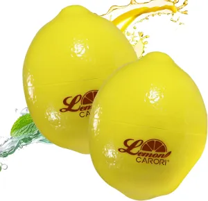 CARORI Home Fragrance Air Freshener, Odor-Fighting Room Gel, Air Fresheners for Bathrooms, Cars, Boats, RVs, Office, Made with Essential Oils, Holiday for Family and Friends - Lemon 2pcs
