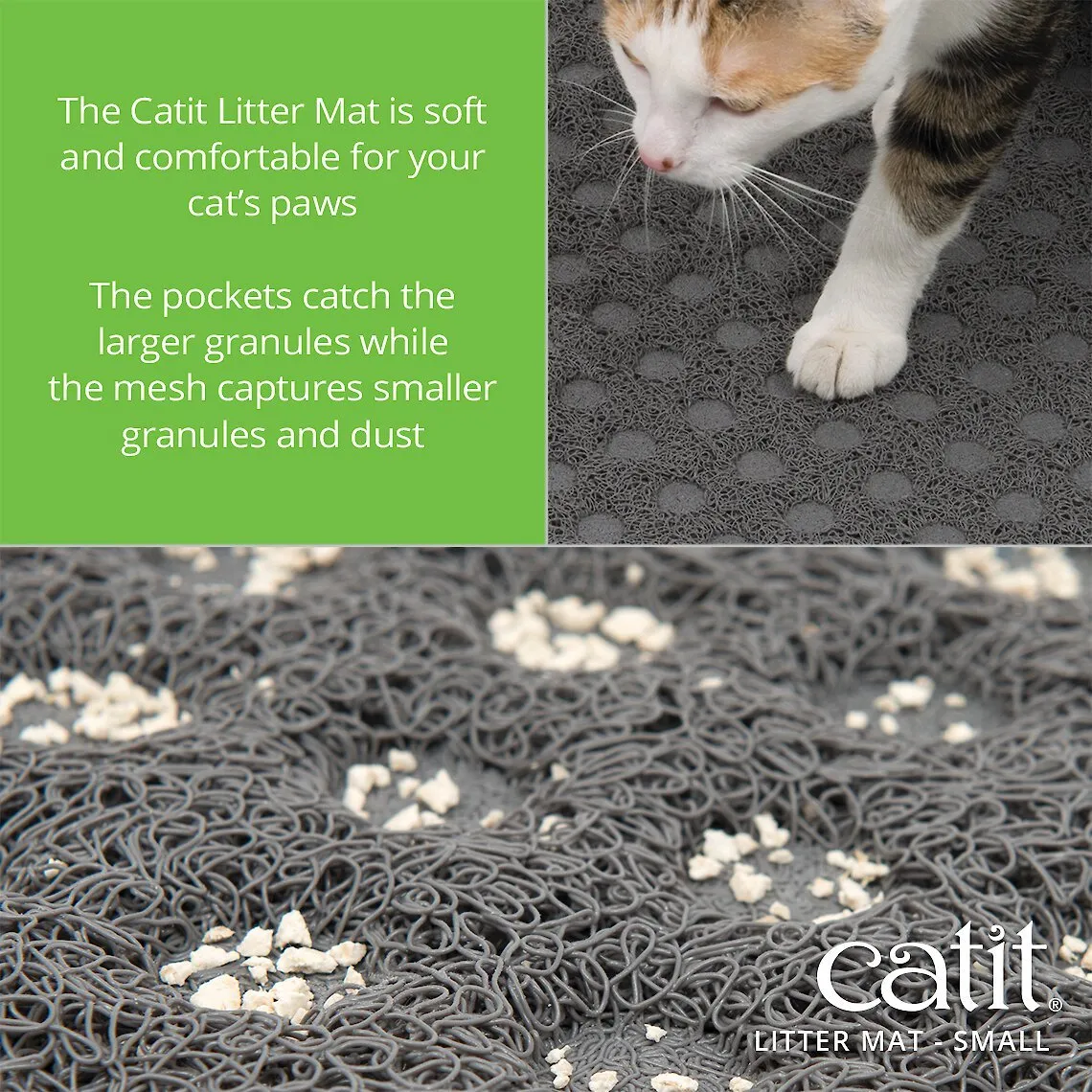 Catit Cat Litter Mat in Grey