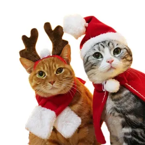 Christmas Pet Antler Headdress Headband