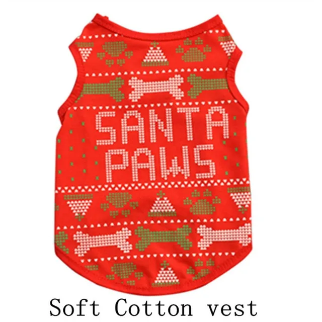 Christmas Winter Costumes for Frenchie