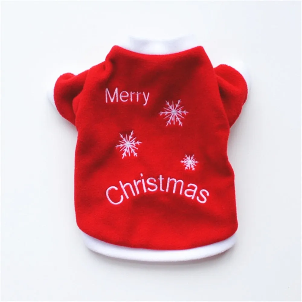 Christmas Winter Costumes for Frenchie