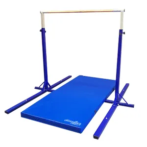 Elite High Bar and 10cm Folding Crash Mat Combo
