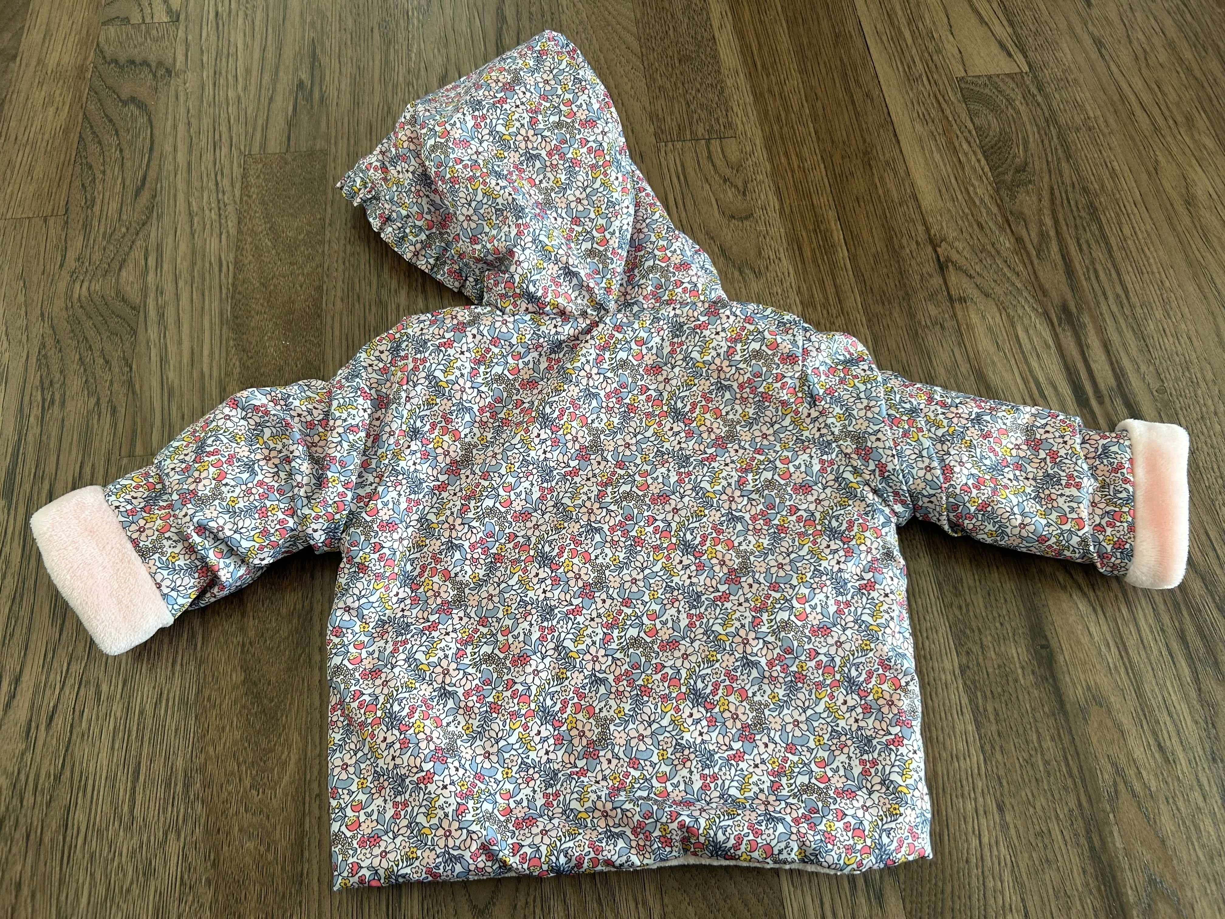 Floral fleece lined jacket 12 mos - Penelope Mack, Kids 12 Month (9-12M)