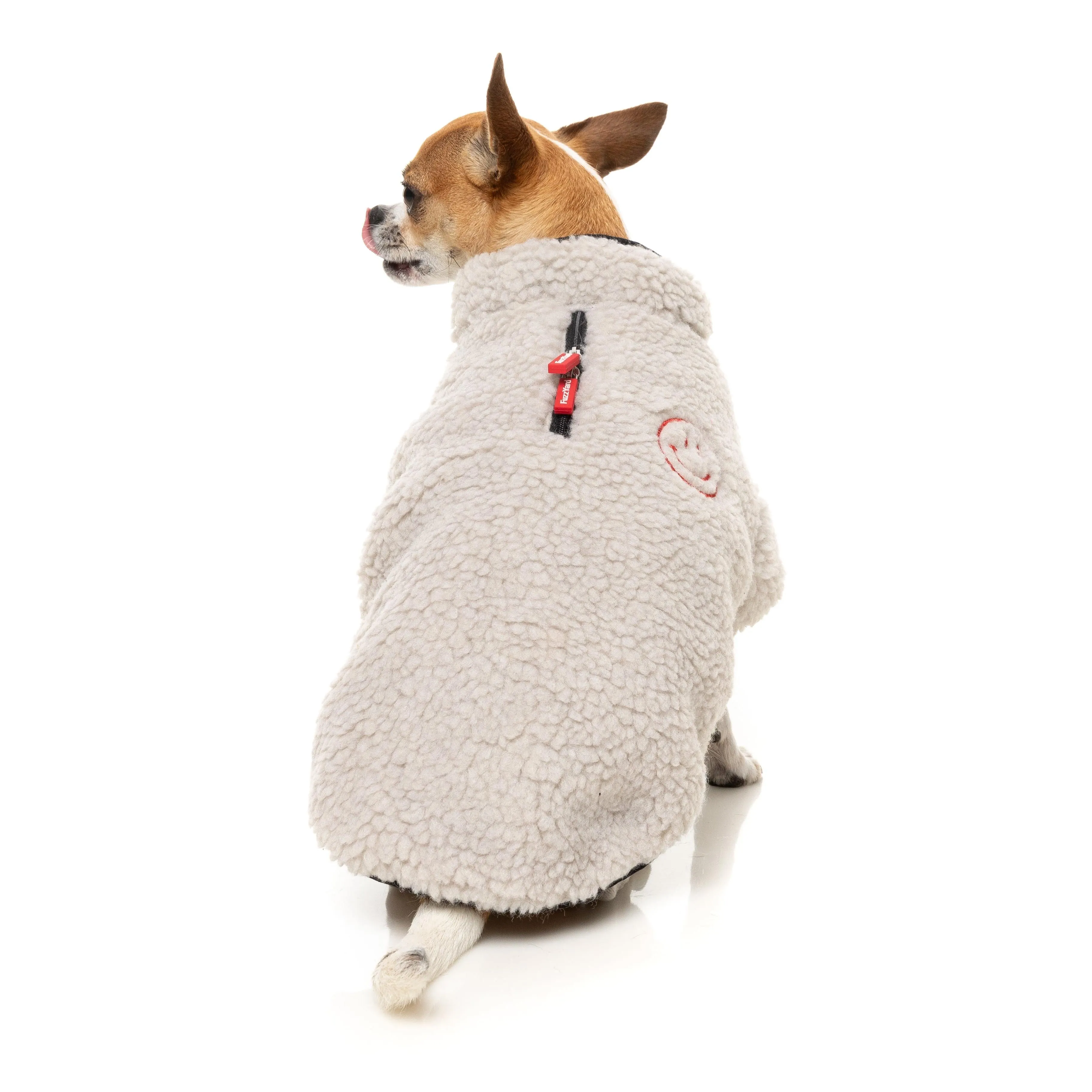 FuzzYard Dog Apparel Jacket Basecamp Stone Size 6
