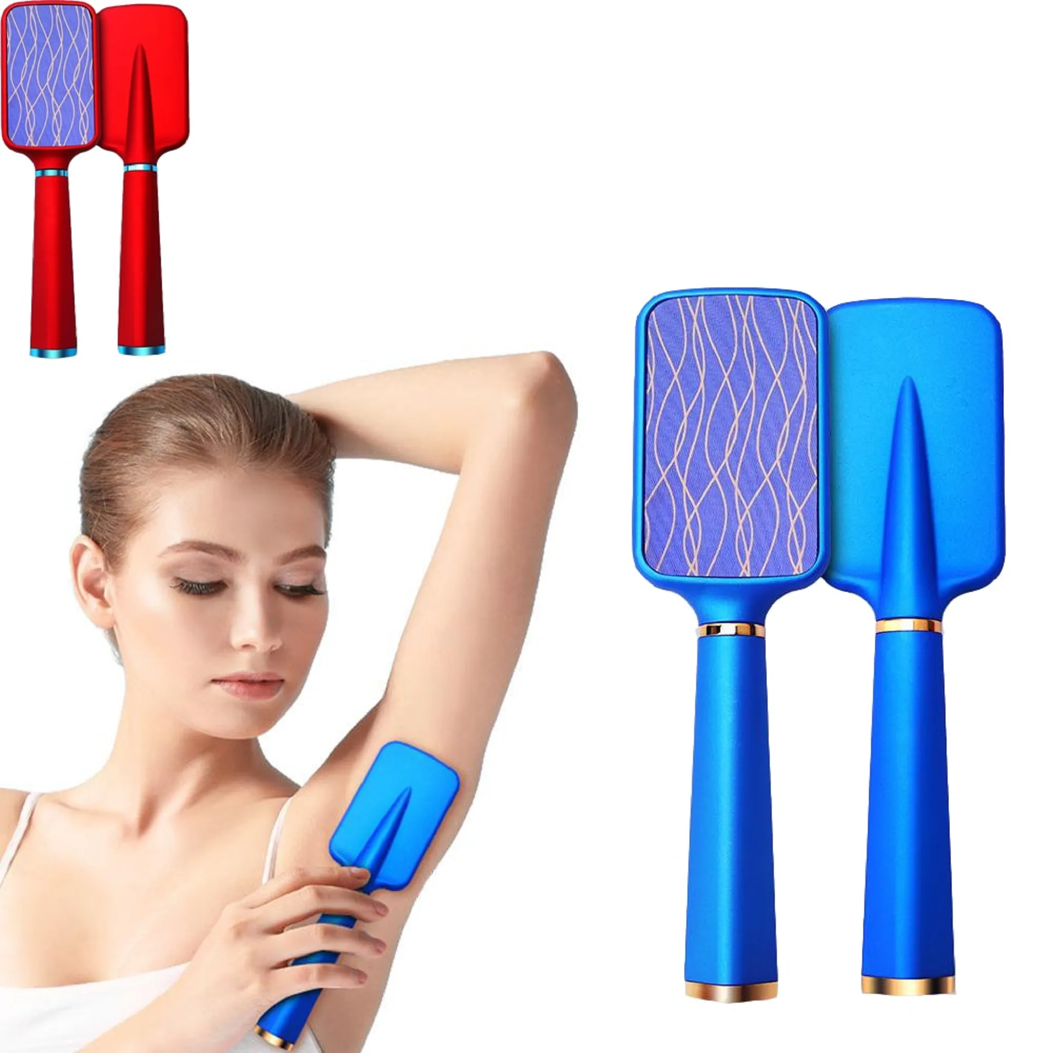 Handheld crystal physical hair removal