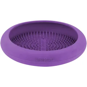 Innovative Pet Lickimat UFO Suction Grip Slow Feeding Rubber Cat and Dog Bowl - Purple