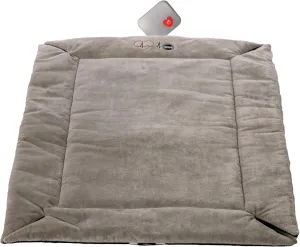 K&H Pet Products Mothers Heartbeat Puppy Crate Pad Gray Fleece Medium/Large Breed Beat 21 X 31 Inches