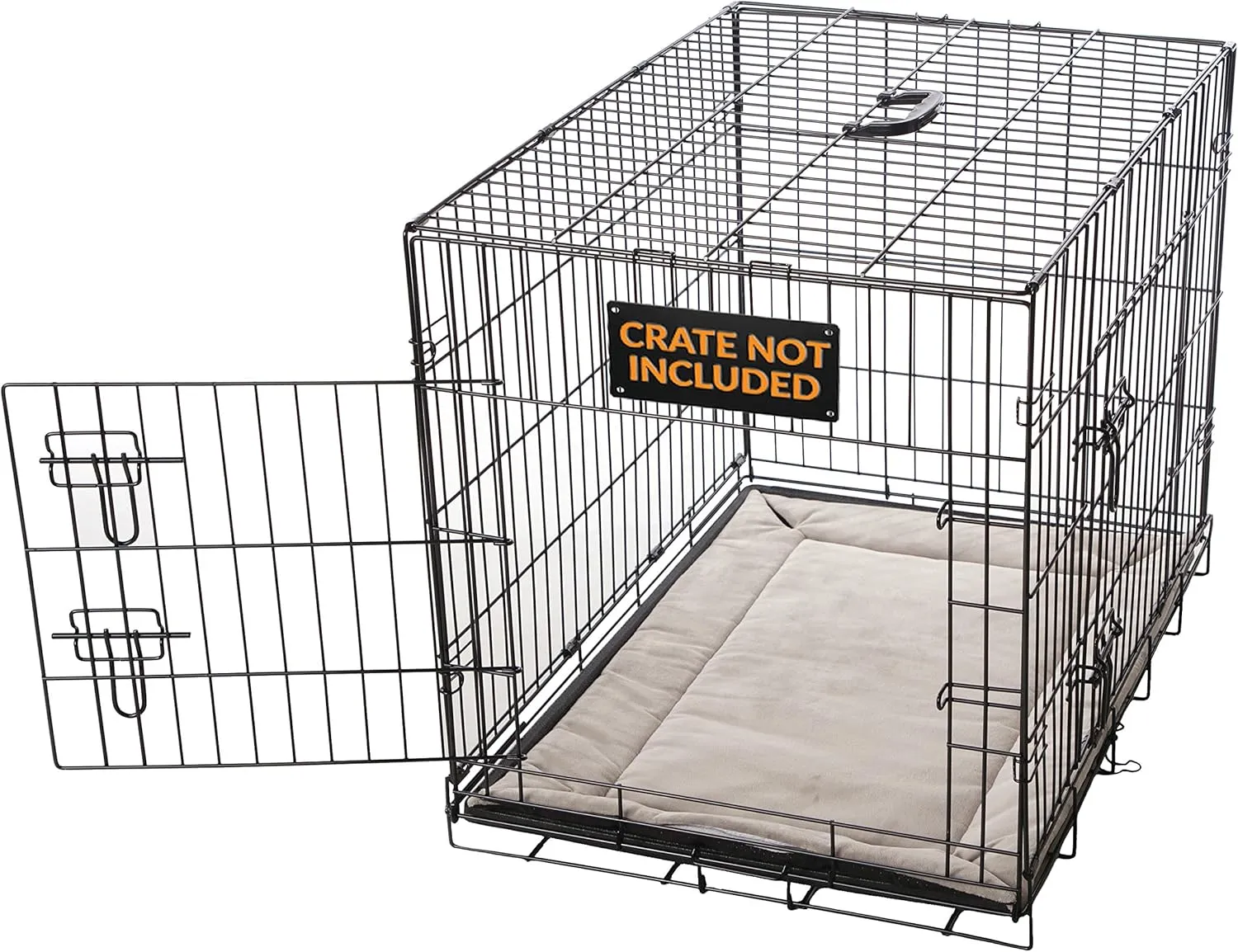 K&H Pet Products Mothers Heartbeat Puppy Crate Pad Gray Fleece Medium/Large Breed Beat 21 X 31 Inches