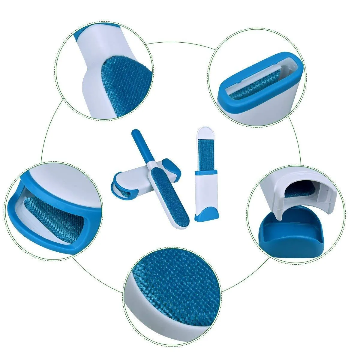 Multi-Purpose Double Sided Self-Cleaning and Reusable Pet Fur Remover - H00782