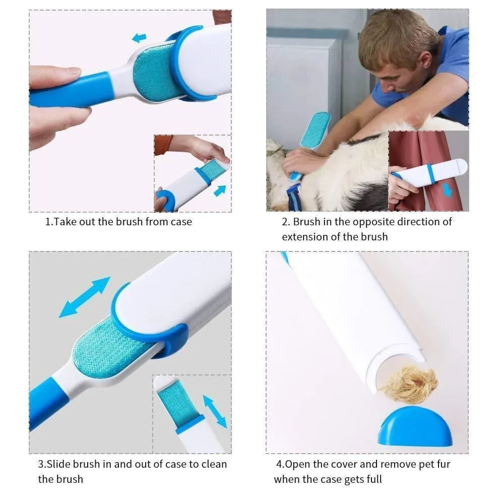 Multi-Purpose Double Sided Self-Cleaning and Reusable Pet Fur Remover - H00782