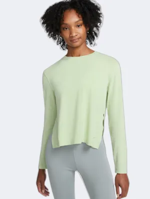 Nike L/S Women Training Long Sleeve Honeydew/Grey