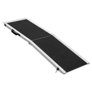 NNEDPE Foldable Aluminium Dog Ramp - 122 x 38 cm