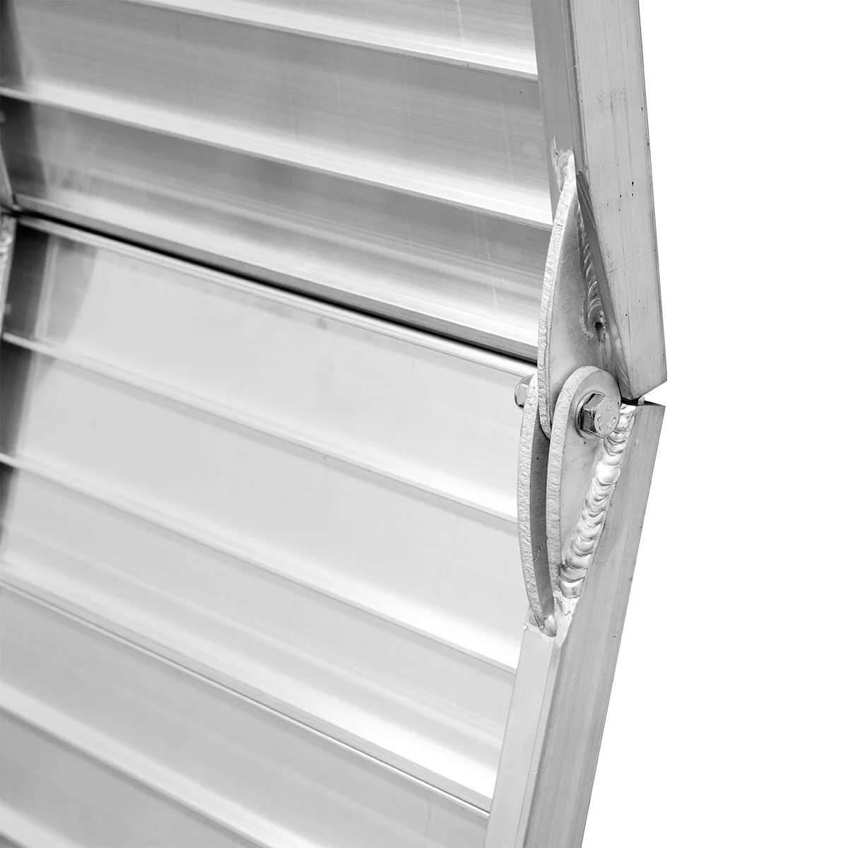 NNEDPE Foldable Aluminium Dog Ramp - 122 x 38 cm
