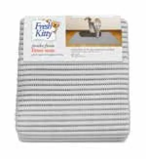 Pet Fresh Kitty Jumbo Foam Litter Mat Grey 40” x 25”