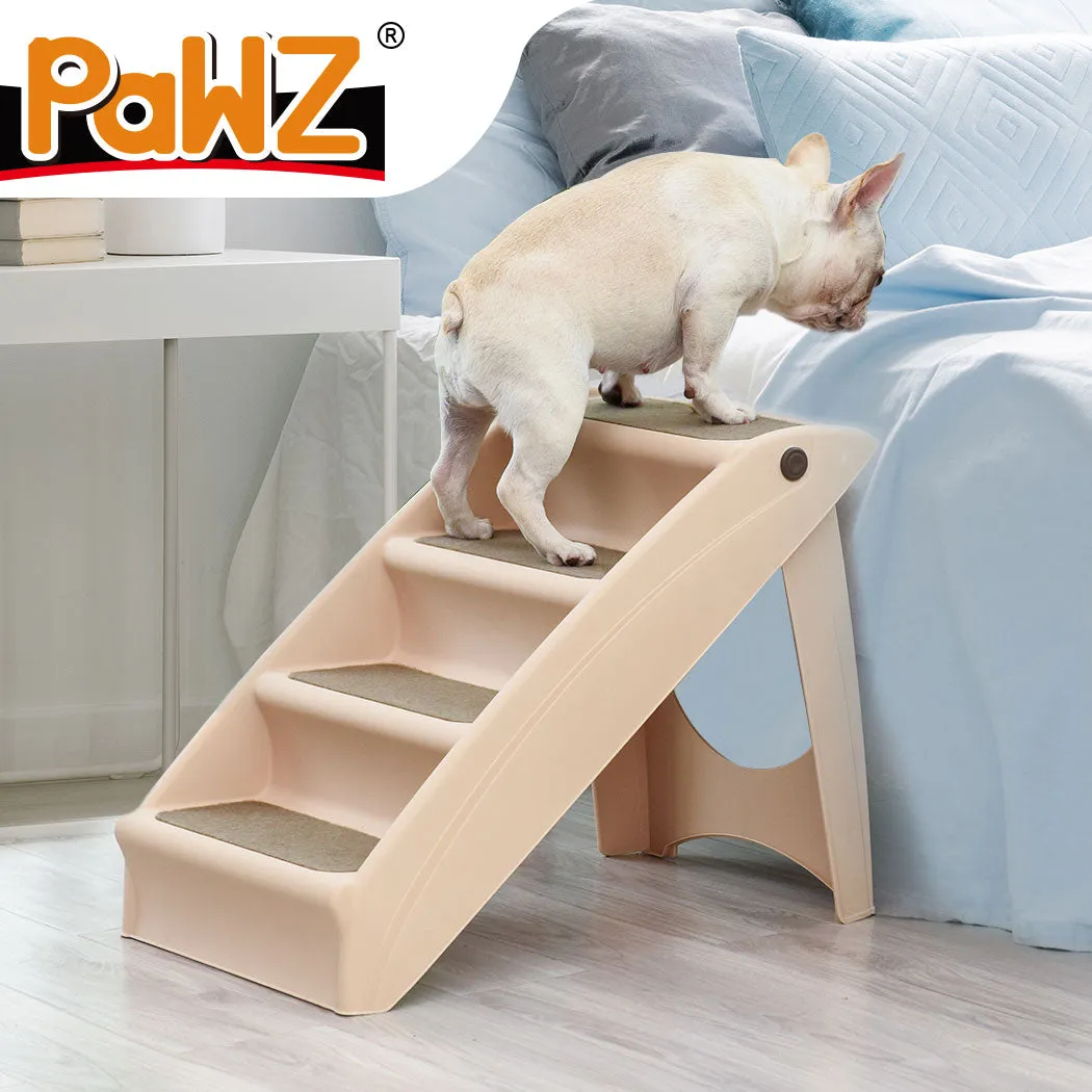 Pet Stairs Ramp, Portable Foldable Ladder, Soft Washable for Dogs
