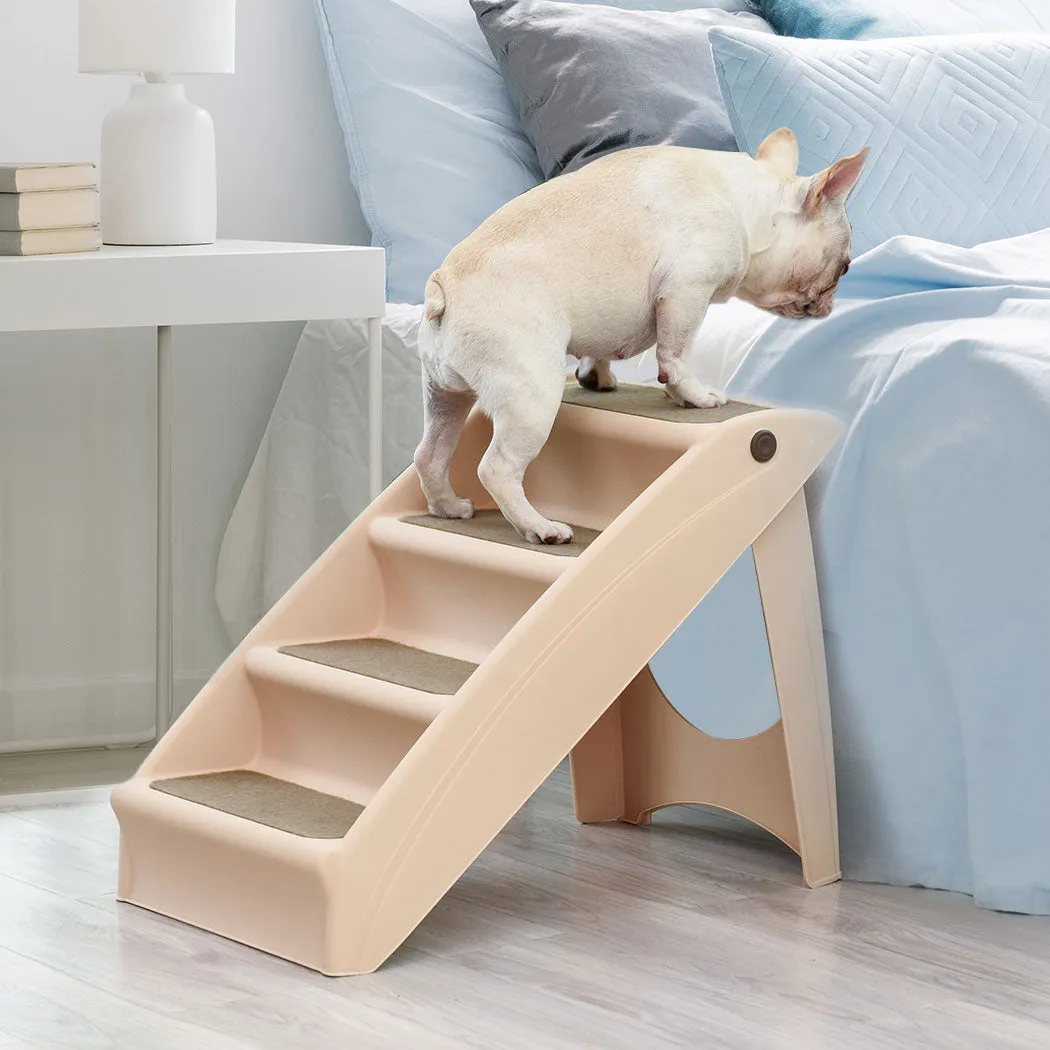 Pet Stairs Ramp, Portable Foldable Ladder, Soft Washable for Dogs