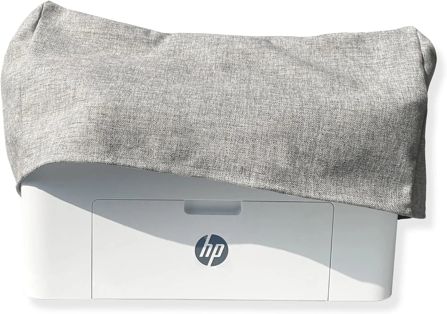 Printer Dust Cover Turntable Cover Case Compatible for EcoTank ET-2803, Linen Look Antistatic Fabric Burlap Decor with Home Style, 24"W x 15"D x 10"H
