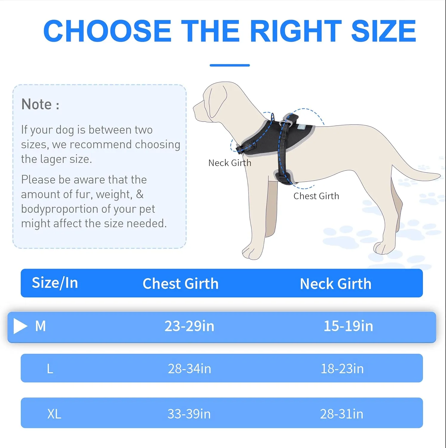 Reflective Tactical Vest Harness, Heavy-Duty for Large Dogs, Adjustable with Handle, Ideal for Training, Hunting, Walking - Black, Medium.