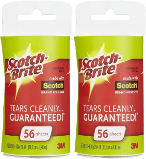 Scotch Lint Roller Refill - 56 sheets - 2 pk