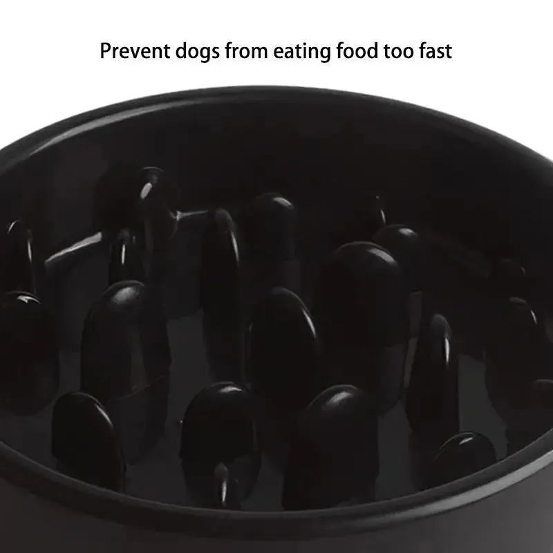 Slow Pet Feeder Dog Bowl Anti Choking Food