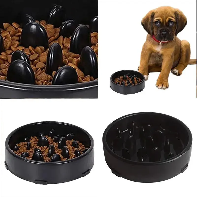 Slow Pet Feeder Dog Bowl Anti Choking Food