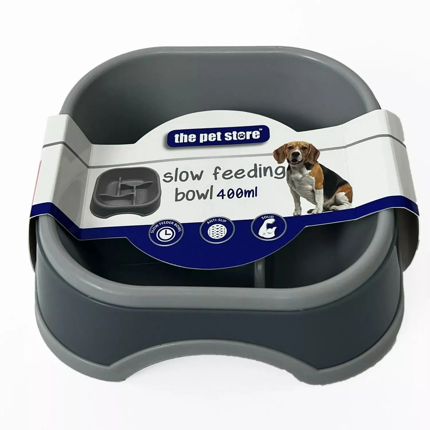 The Pet Store 400ml Slow Feeding Dog Bowl