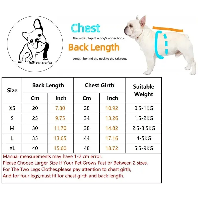 Winter Pet Dog Clothes | Cute Bear Warm Fleece Sweatshirt | For Puppy, Small & Medium Dogs | Jacket for French Bulldog & Chihuahua