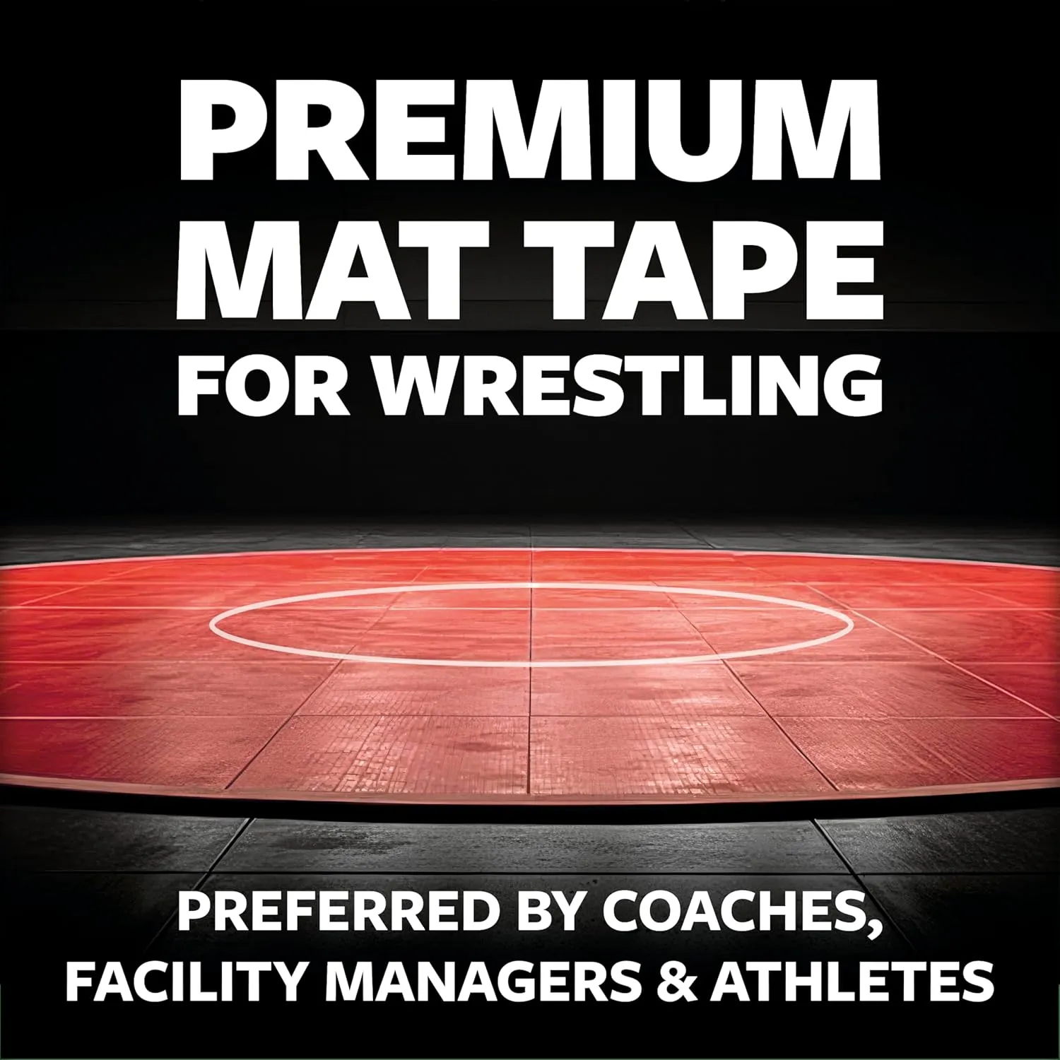 WrestlingMart Heavyweight Mat Tape | Premium 8mil Thick Clear Wrestling Mat Tape for Long-Term Application | Maximum Strength, Tear-Resistant, & Reusable (3", 1, Roll)